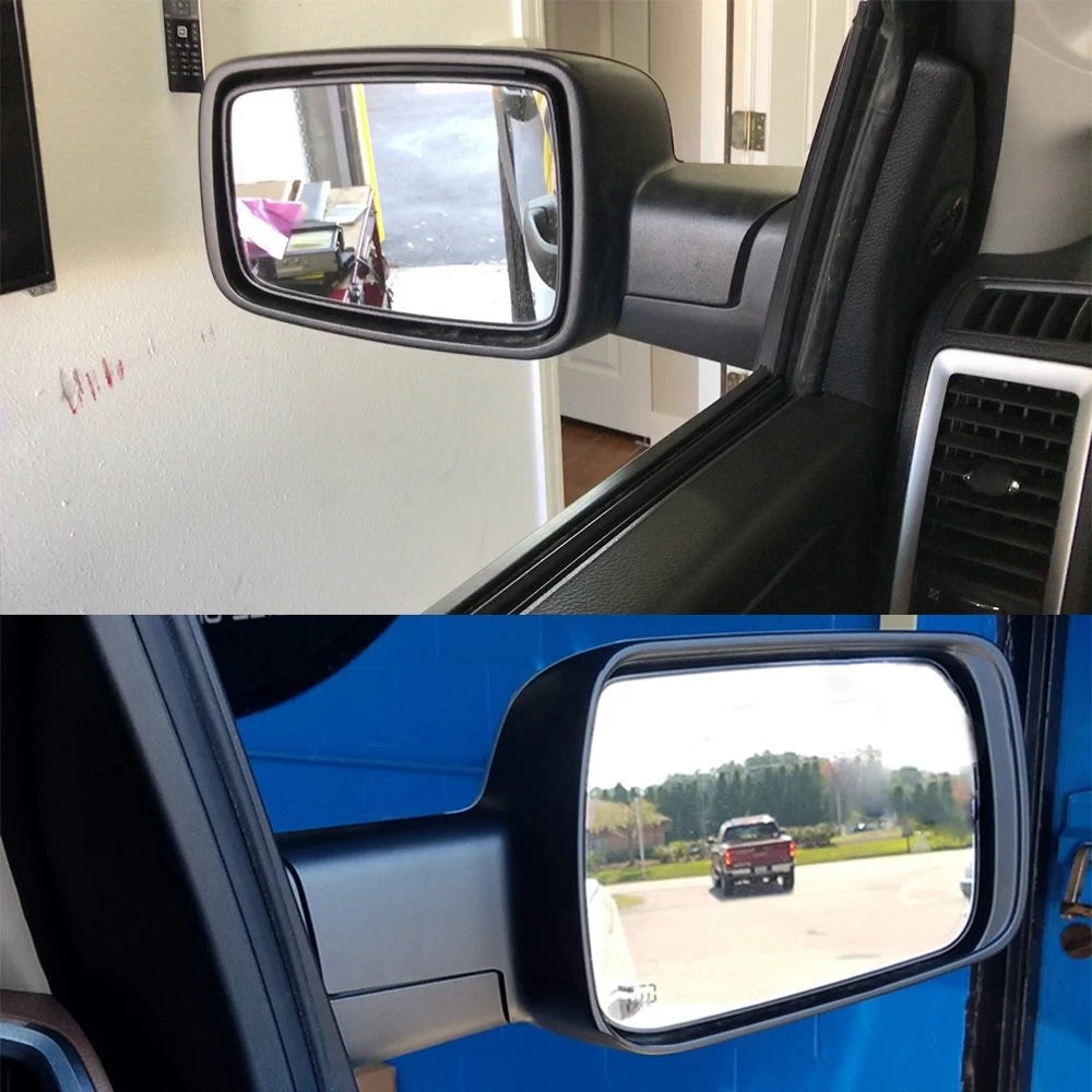 Set of 2 Mirror Glass for Ram 2500 1500 (2010–2022) Left Right Heated