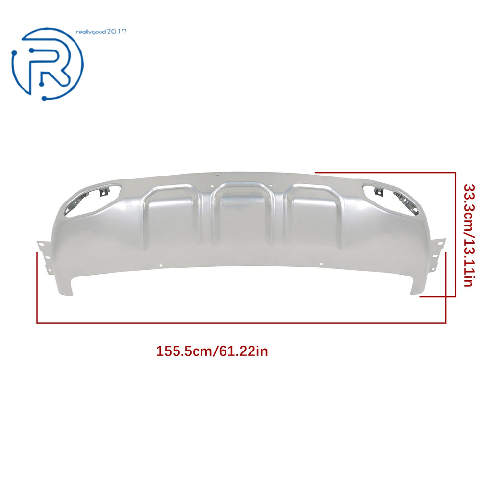 Steel Silver Front Bumper Lower Guard for Ram 1500 (2019-2024)