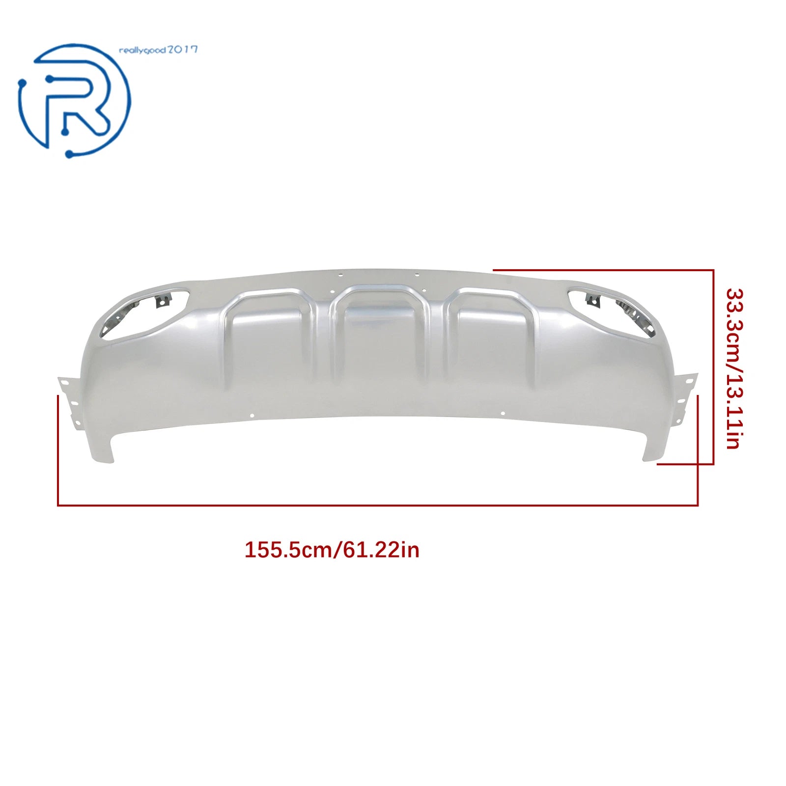 Steel Silver Front Bumper Lower Guard for Ram 1500 (2019-2024)