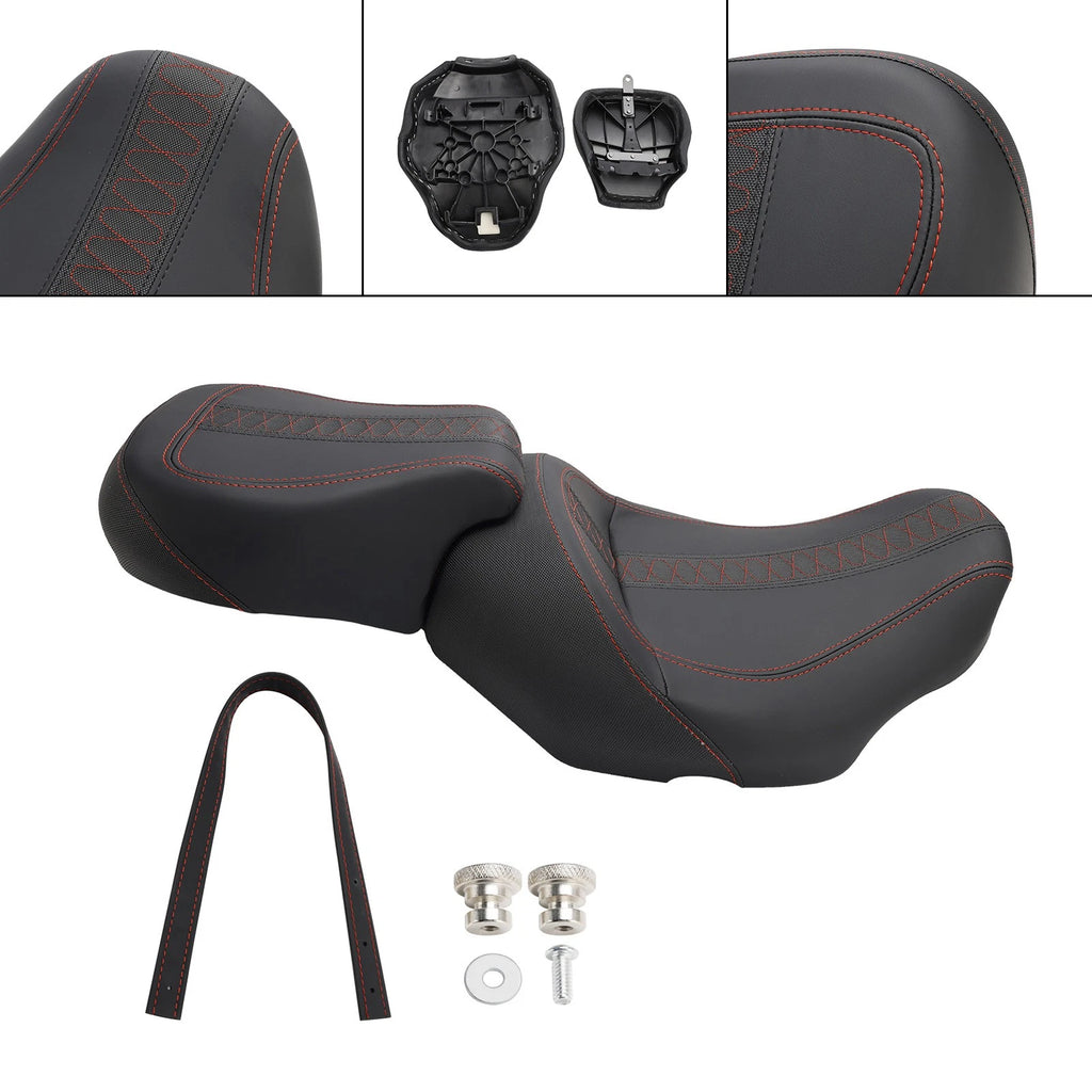 Seat Replacement for Harley Touring CVO Glide (2023–2024) - Red