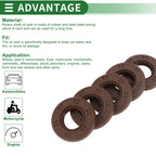 Set of 5 Oil Seal FKM Rubber 20x40x7mm for Automotive Applications