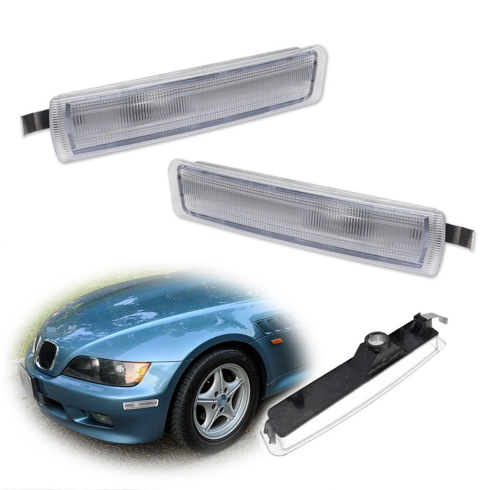 Front Corner Side Marker Lights for BMW Z3 M Coupe (1996–2002) Clear