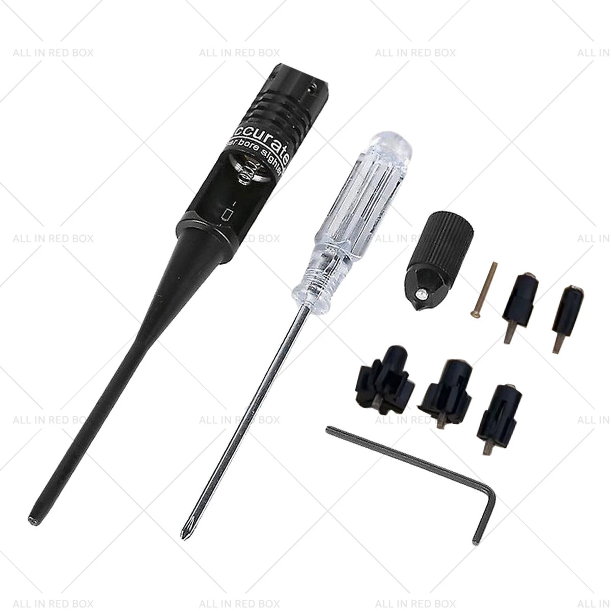 Laser Bore Sight for 22 to 50 Caliber Rifles & Handguns