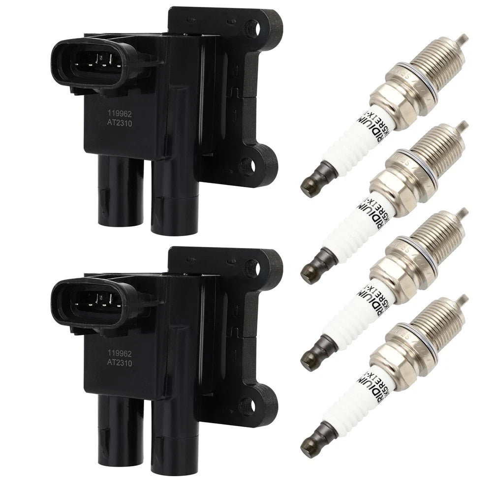 Set of 2 Ignition Coils for Toyota Corolla & Chevrolet Prizm (1998–1999)