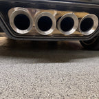 Stainless Steel Rear Lower Bumper Filler Panel for Corvette C7 Z06 (2014–2019)