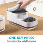 2-in-1 Soap Dispenser Sponge Box for Kitchen Storage