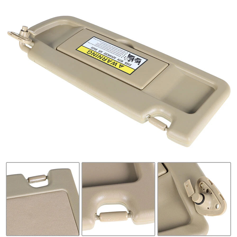 Right Side Sun Visor for Honda Civic (2006–2011) Beige
