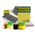 Mann Oil Air Carbon Cabin Fuel Filter Service Kit for Mercedes-Benz X164 W251 (2006–2015)