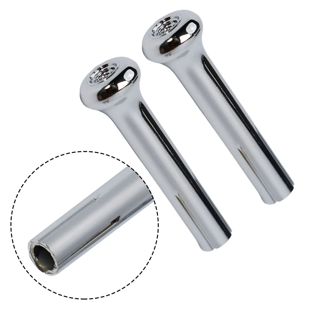 2x Chrome Door Lock Knobs for Buick Chevrolet Pontiac (1971���1988)