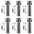 NGK 6 V-Power Spark Plugs & Denso Coil Boots Kit for Ram 1500 (2002–2023)