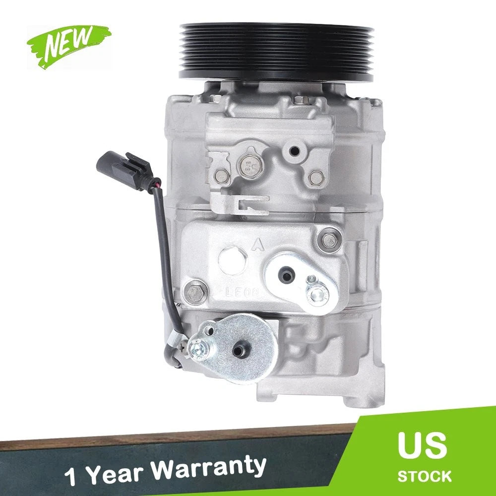 A/C Compressor with 7-Groove Pulley for BMW 535i 535i xDrive 535xi (2008–2016)