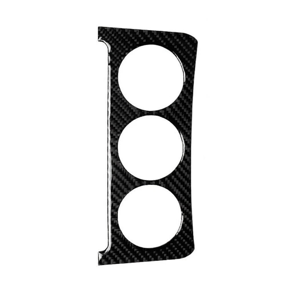 Carbon Fiber Interior Console Switch Trim Sticker Cover for Nissan 350Z (2006–2009)