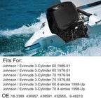 Water Pump Repair Kit for Johnson Evinrude Outboards 60-75 HP (432955, 438597)