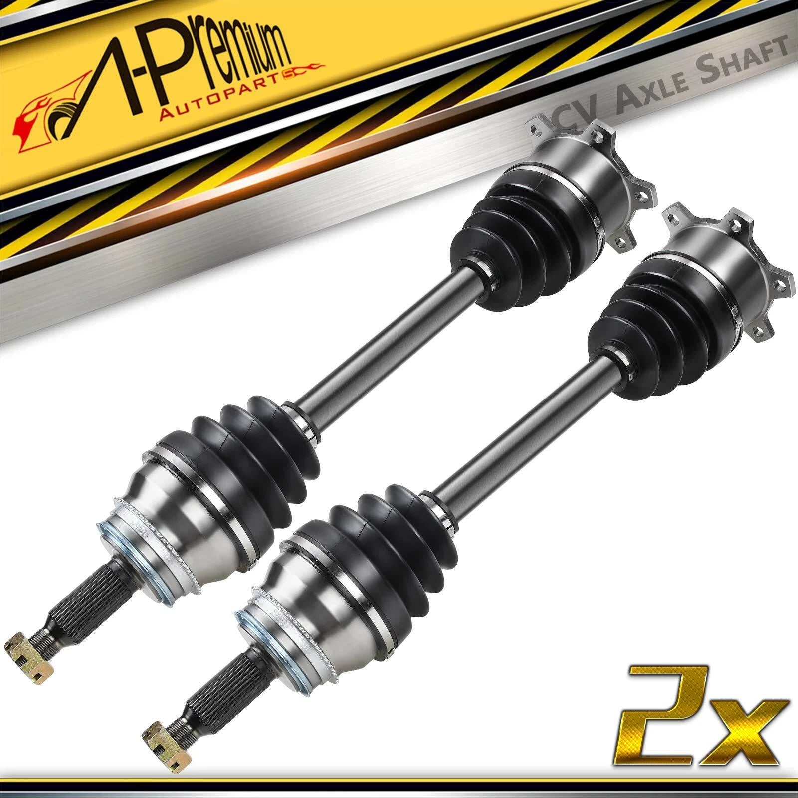 Pair Rear CV Axle Assembly for Mitsubishi Montero (2001–2006)
