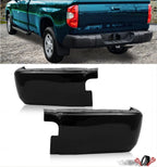 Steel Rear Bumper End Caps for Toyota Tundra (2014–2021) Black