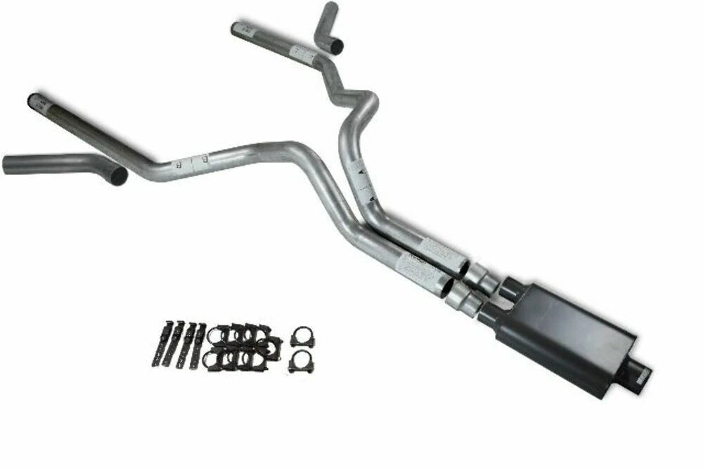Dual Exhaust Kit for Dodge Ram 1500 (2019-2025) - 3" Corner Exit