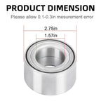 2 Front or Rear Wheel Bearing + Circlip for Honda Pioneer 1000 (2016–2022)