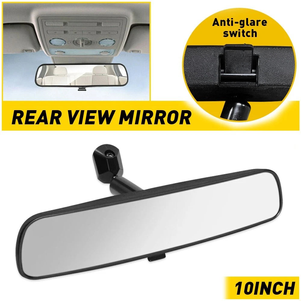 Set of 2 10-Inch Rear View Mirrors for Nissan Honda