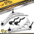 Set of 4 Front Lower Control Arm Tie Rod Ends for BMW 323i 325i 325Ci 328i (1998–2006)