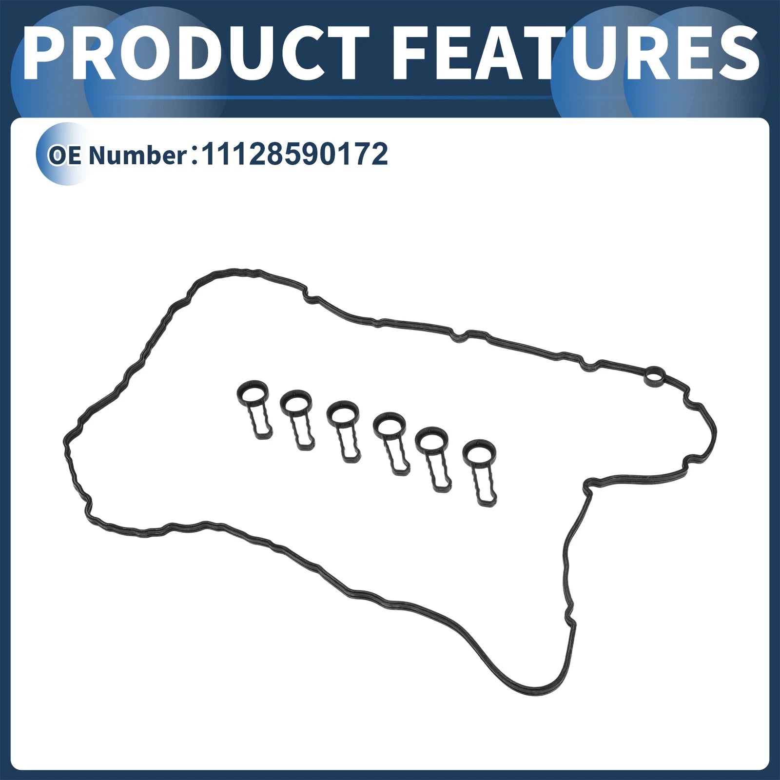 Valve Cover Gasket Set for BMW 540d (2018) 11128590172