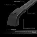 Pair Aluminum Roof Rail Rack Cross Bar for Nissan X-Trail (2008–2016)