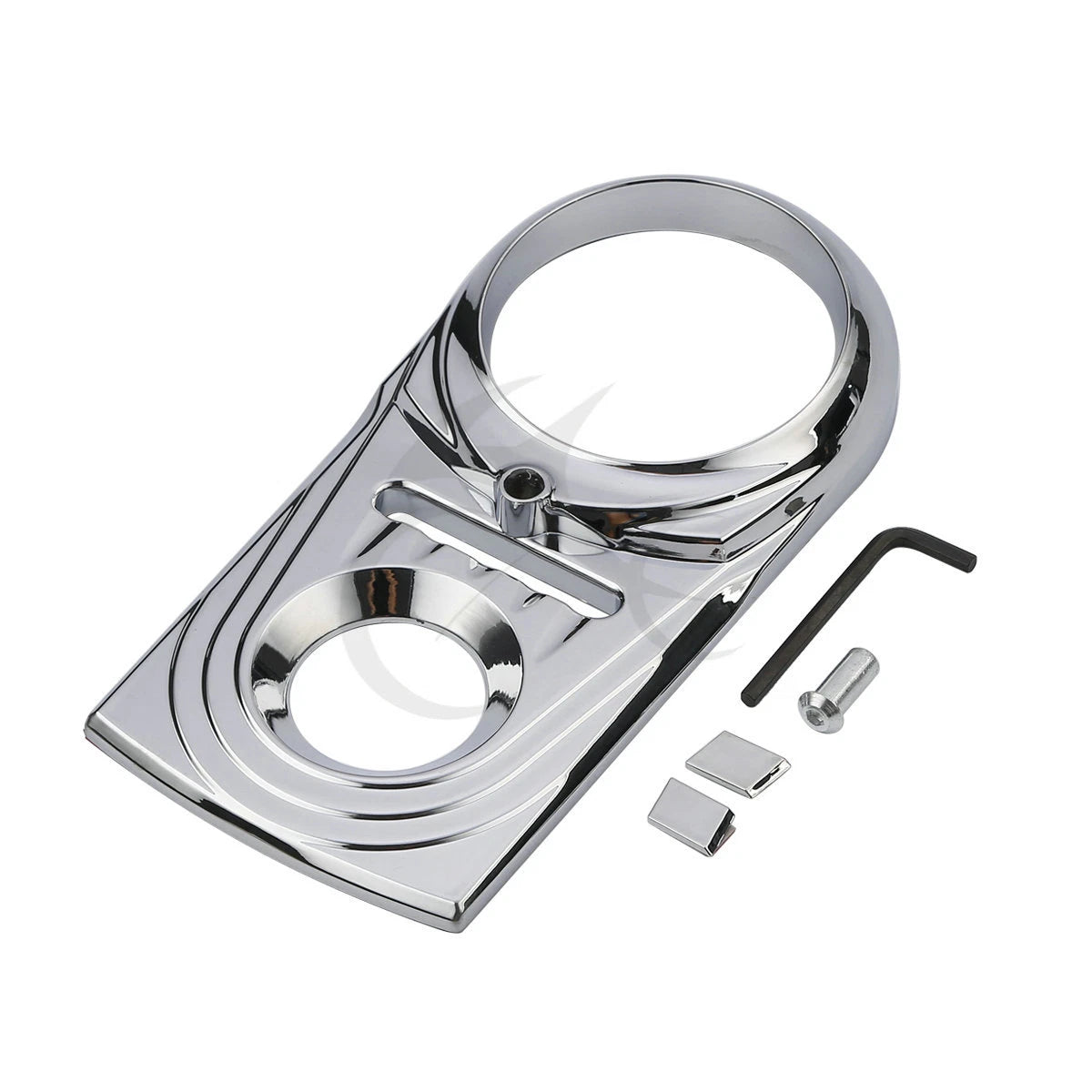 Chrome Dash Panel Insert Cover for Harley Heritage Softail Springer Fatboy (FL FX)