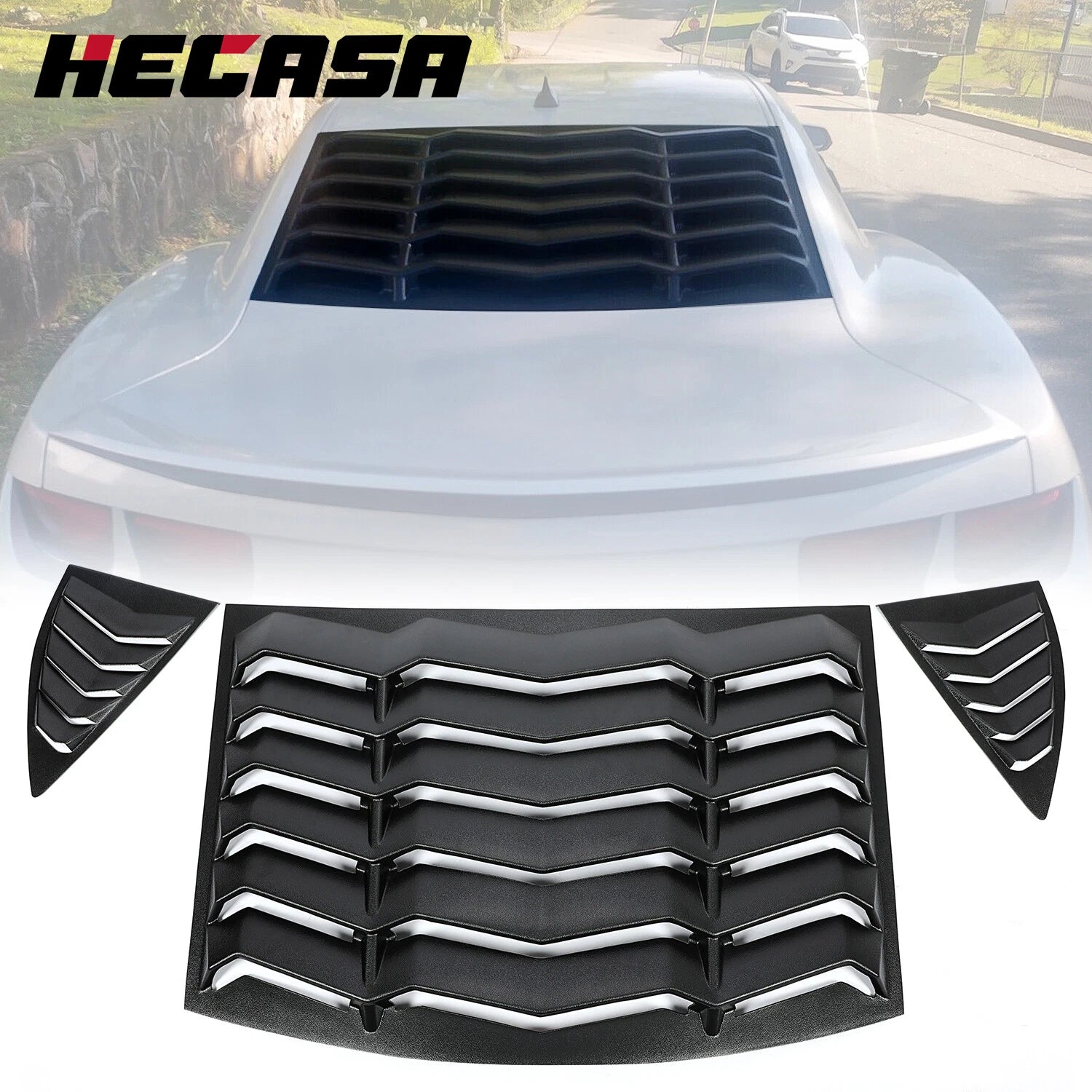 Rear & Side Window Louvers for Chevy Camaro (2010–2015)