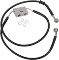 Front Brake Line +12" Black for Harley XL (614743-12BLK)