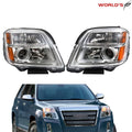 Projector Headlights for GMC Terrain (2010–2015) Chrome Headlamp Pair