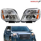 Projector Headlights for GMC Terrain (2010–2015) Chrome Headlamp Pair