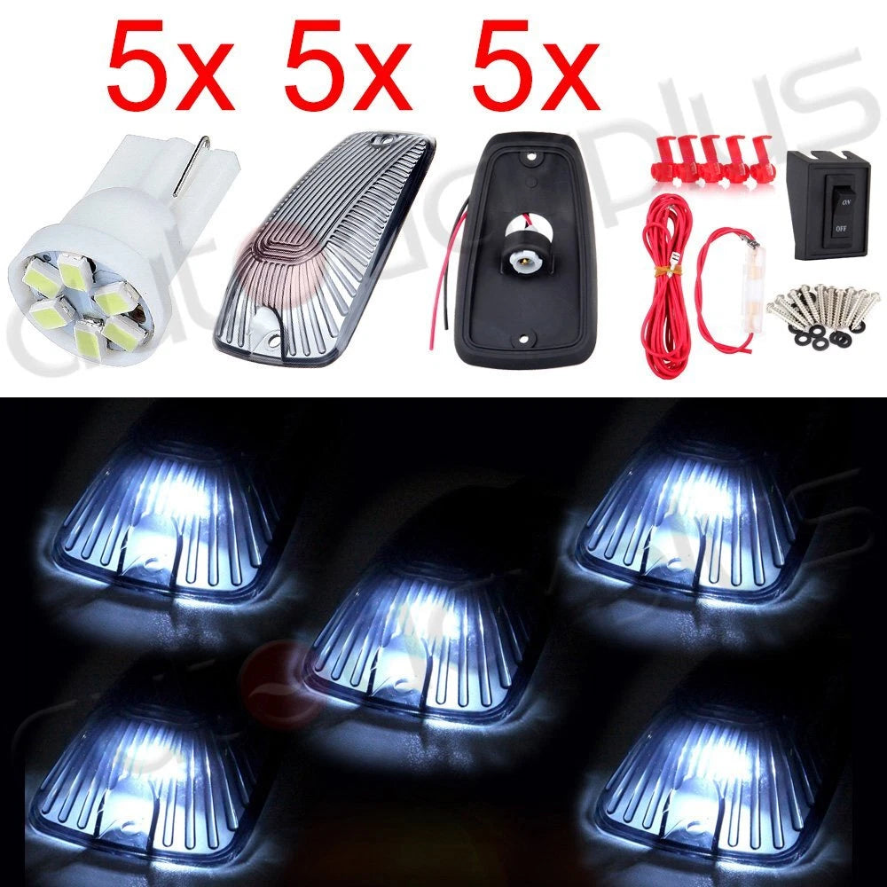 5PCS LED Roof Cab Marker Light Set for Truck