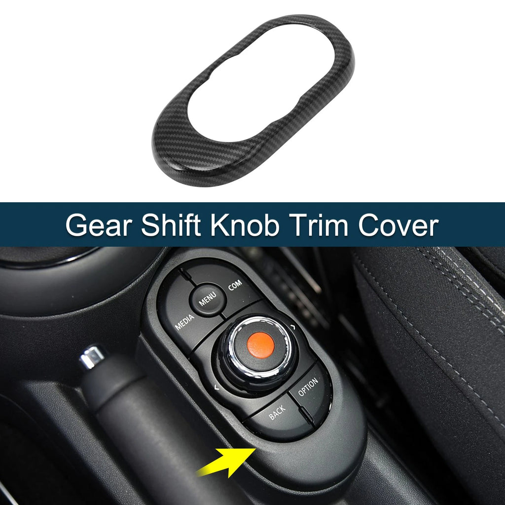 Gear Shift Knob Cover Sticker for BMW Mini Hatch Hardtop (2002–2023)