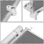 A/C Condenser for Mitsubishi Mirage G4 (2017–2022) OE Style Aluminum