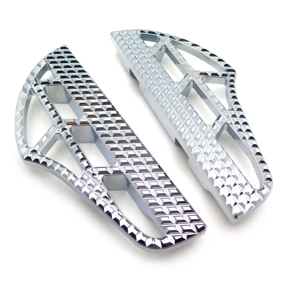 Shark Fin Dominator Leaf Passenger Footboard Kit for Harley Touring (1993–Present)