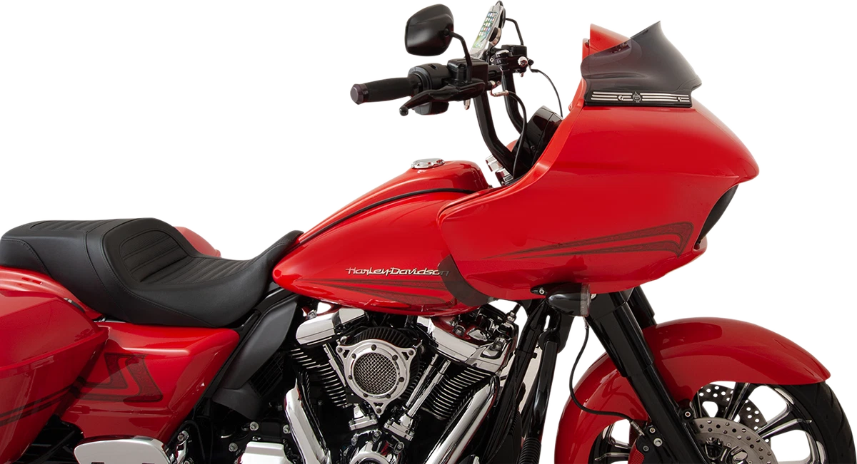 Klock Werks Sport Flare Windshield 6" Dark Smoke for FLTR (2014–2023) KWW-01-0402