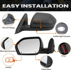 Mirror LH+RH for Ford Explorer (2020–2025) Power Heated Manual Folding