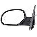 Power Fold Heated Side Mirror with Puddle Signal Chrome for Chevy GMC (2007–2013)