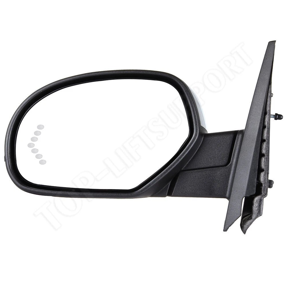 Power Fold Heated Side Mirror with Puddle Signal Chrome for Chevy GMC (2007–2013)