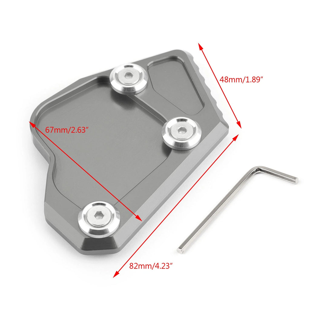 Side Pad Kickstand Extension Plate for BMW K1600 GT GTL (2011–2015)