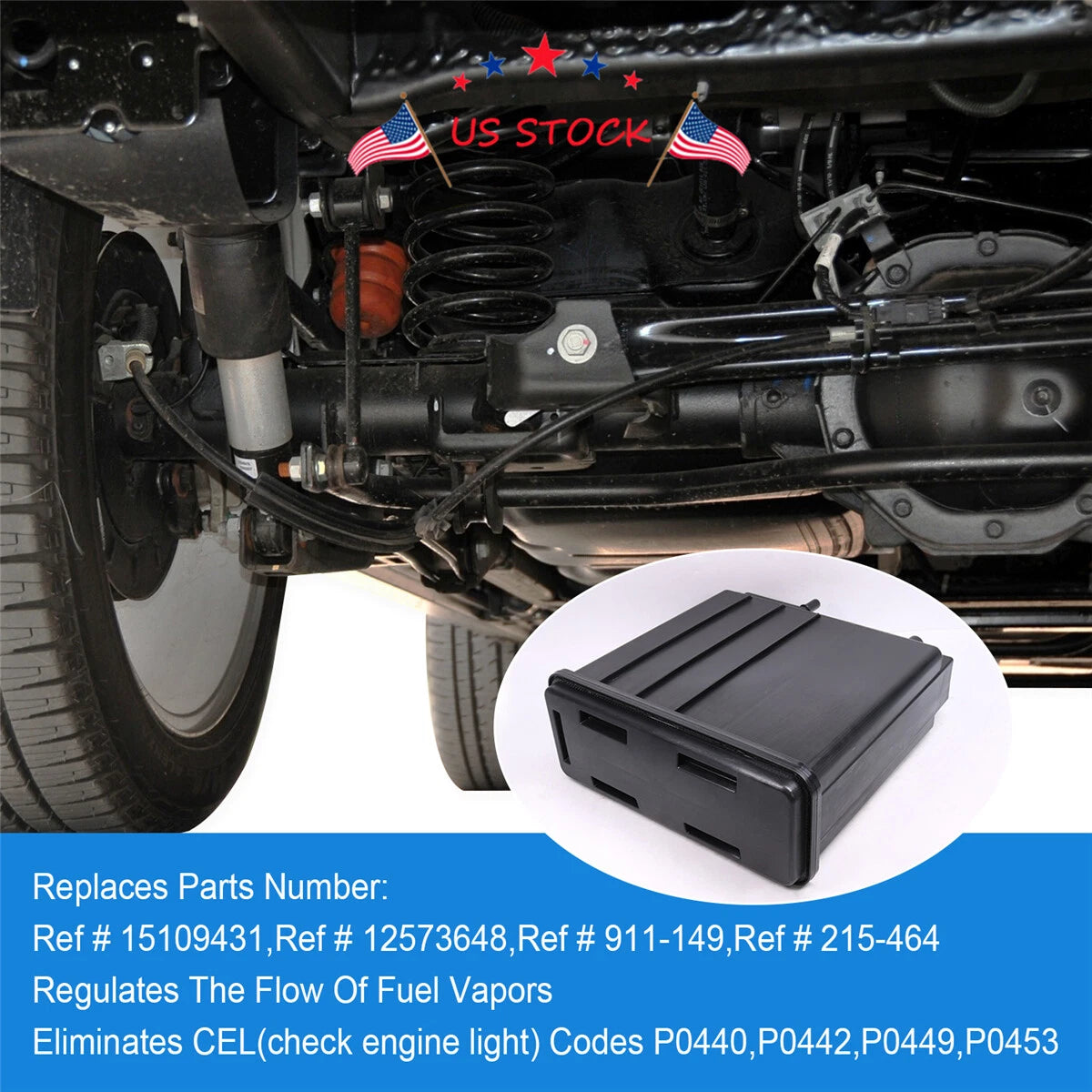 Vapor Canister for Cadillac CTS Escalade Rendezvous SRX Tahoe Yukon (2004–2016)