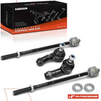 Set of 4 Front Inner & Outer Steering Tie Rods for Ford Focus (2009–2011)