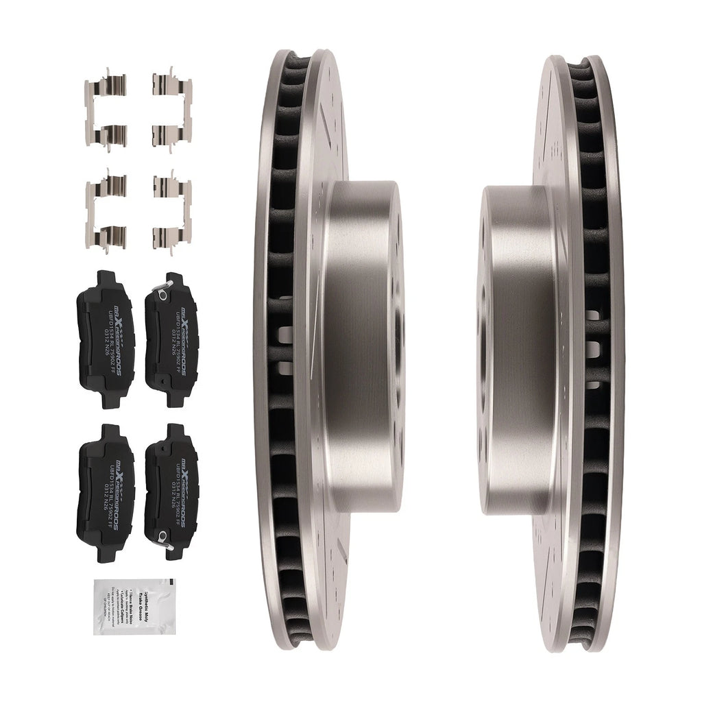 Set of 2 Front Brake Rotors & Ceramic Pads for Toyota Prius (2004–2009) S31377 P822