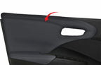 Leather Door Panel Cover for Acura RDX (2013–2018) Black