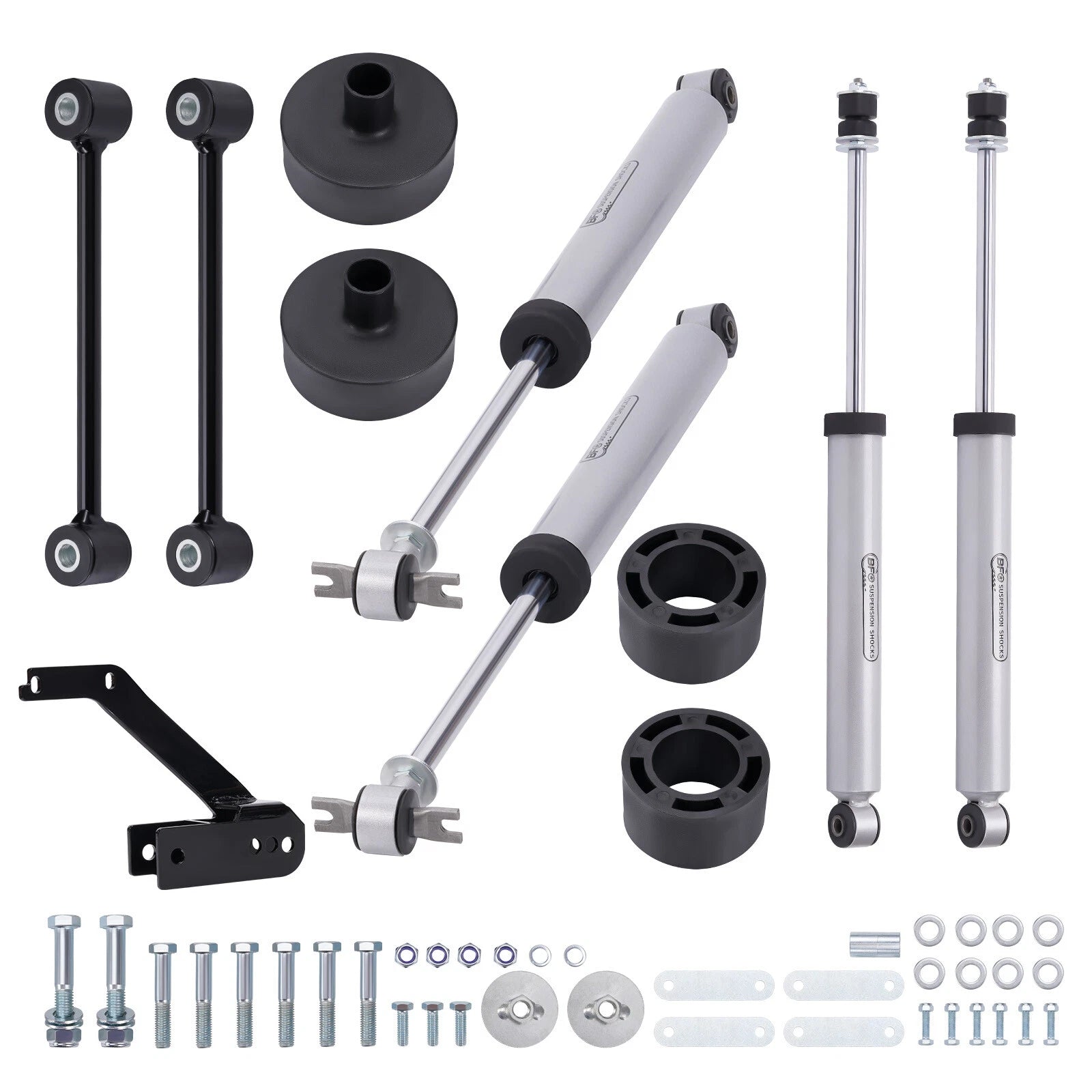 2.5 Inch Suspension Lift Kit with Shocks for Jeep Wrangler JK (2007–2018)