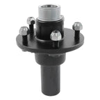 Set of 4 Spindle Trailer Hub Kit 5 on 5" Round (Pre-assembled, Pre-lubricated)