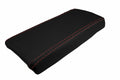 Carbon Fiber Console Lid Armrest Cover for Mazda Miata (1990–1997) Red Stitch