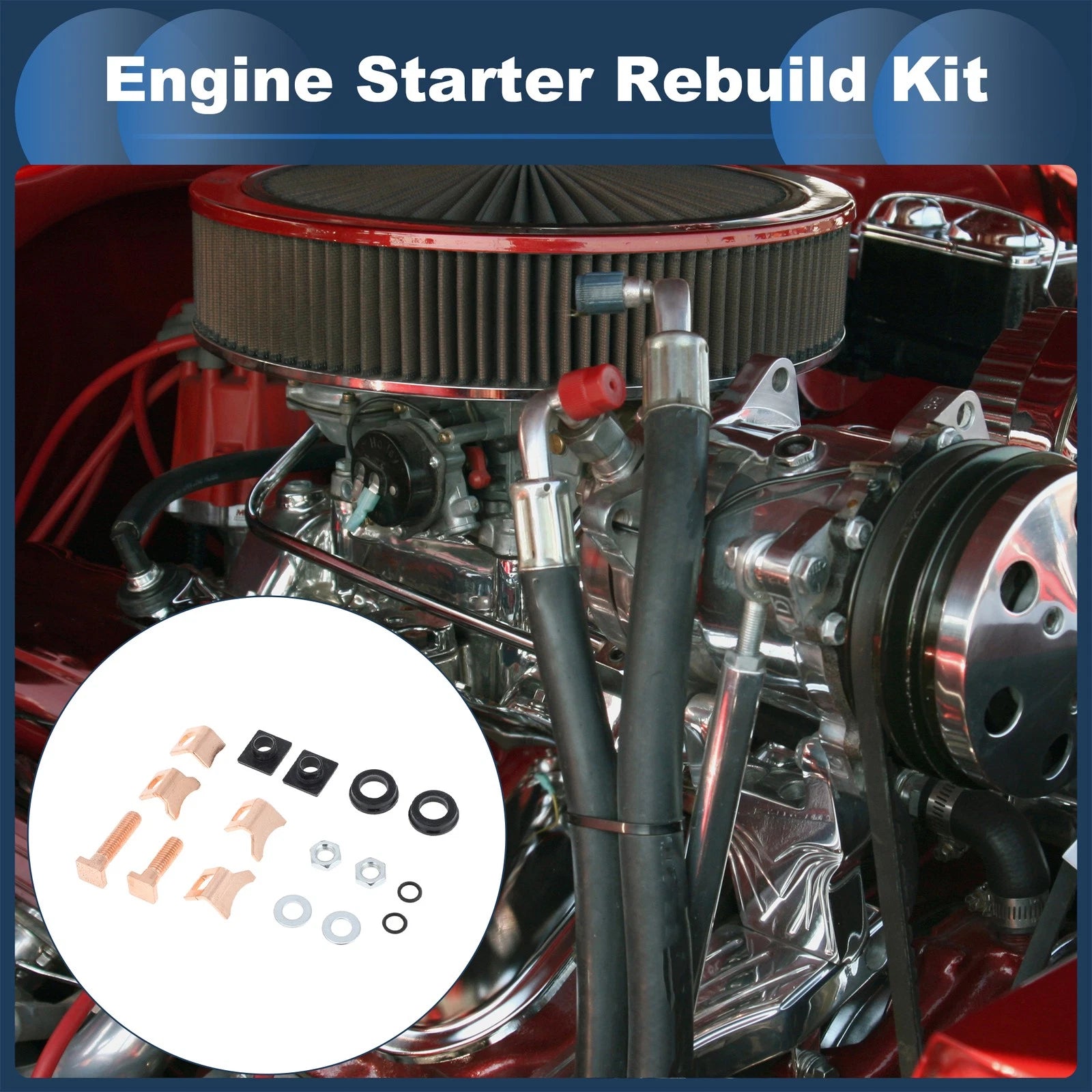 Engine Starter Rebuild Kit No. 2822674070 for Dodge B150 (1991–1994)