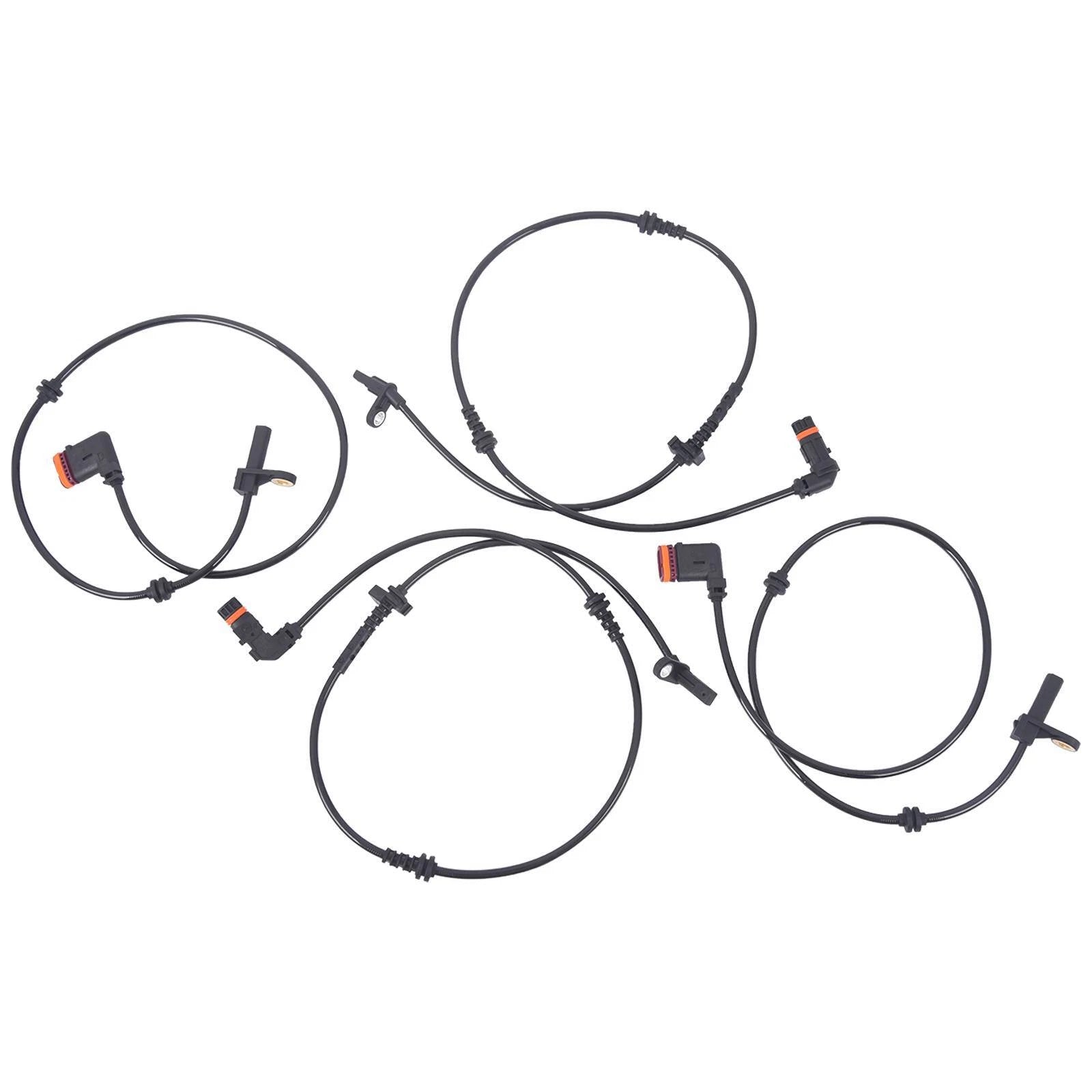 Set of 4 ABS Wheel Speed Sensors for Mercedes CL600 S65 AMG (2007–2010)