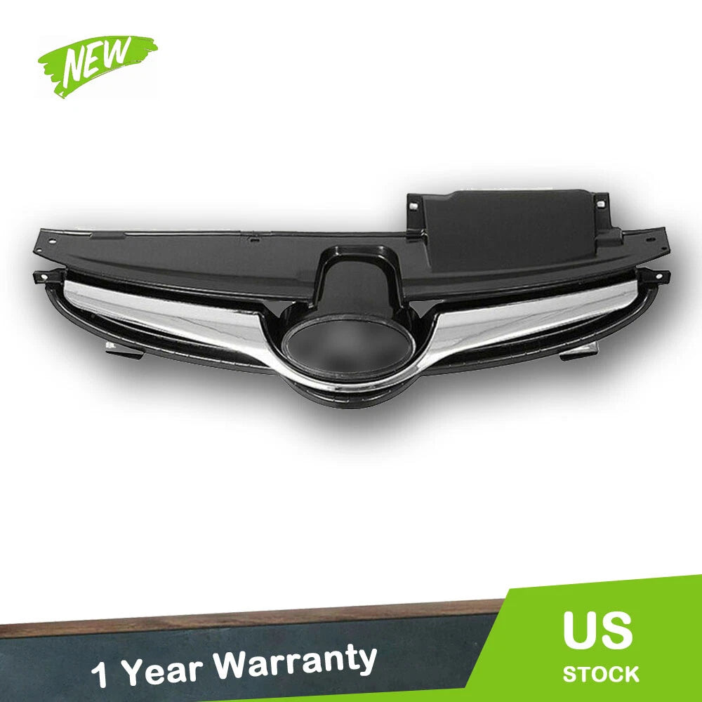 Set of 2 Front Upper Grille for Hyundai Elantra (2011–2013) Chrome