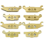 Set of 4 Brake Pads FA443F FA444F FA445R FA446 for Yamaha YFM700 Grizzly (2007)